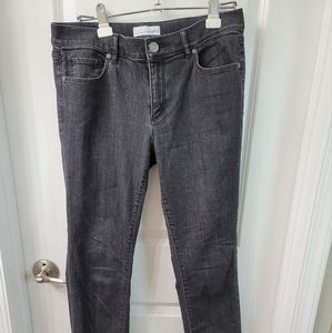 Loft Modern Skinny Black Denim Jean 6/28